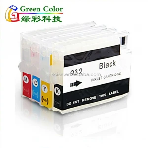 Refillable ink cartridge suit for  HP 932 933 for  Officejet 6100 7610 printer  with ARC chip