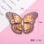 Import Rhinestone 3D butterfly non-woven DIY accessories Colorful butterfly cloth garment accessories from China