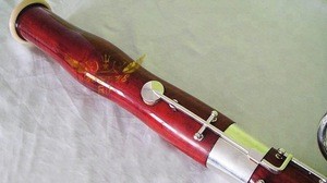 Roffee Adult Silver plated C tone Maple Wood C key Bassoon