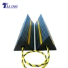 Rubber Aircraft Wheel Chocks Single or Pair with Rope,rubber wheel chock
