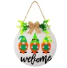 Rustic Easter Wooden Door Welcome Sign Wood Hanger for Home Farmhouse Easter Decor