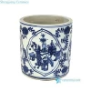 RZKT03-C Chinese ancient scholars and calligraphers room style pattern ceramic pen holder