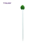 Safe and tasteless glass mug stir stick for cocktail bar coffee and tea stir stick