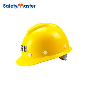 Safetymaster coal mining hard hat safety helmet with led headlight