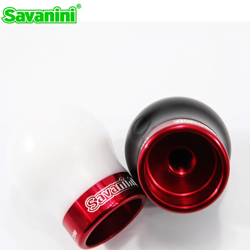 Savanini High-quality Car Aluminum alloy Gear Shift Knob with UPE For Ford Focus Fiesta ST RS MT interior accessories