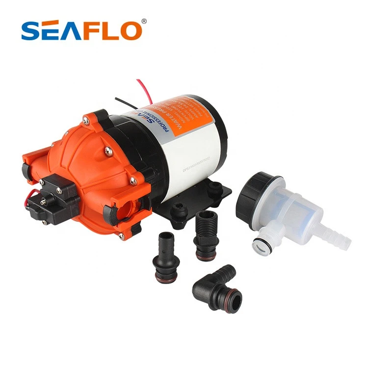 SEAFLO 12V High Pressure pump 15LPM 60 PSI Small Diaphragm Water Pump Micro With Battery