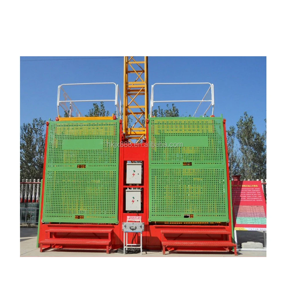 Secure Vertical Handling Machine SS100/100 Material Hoist/Building Hoist/Material Cargo lift for material