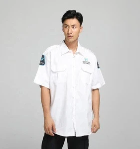 Security guard uniform factory custom summer short sleeve guard uniform