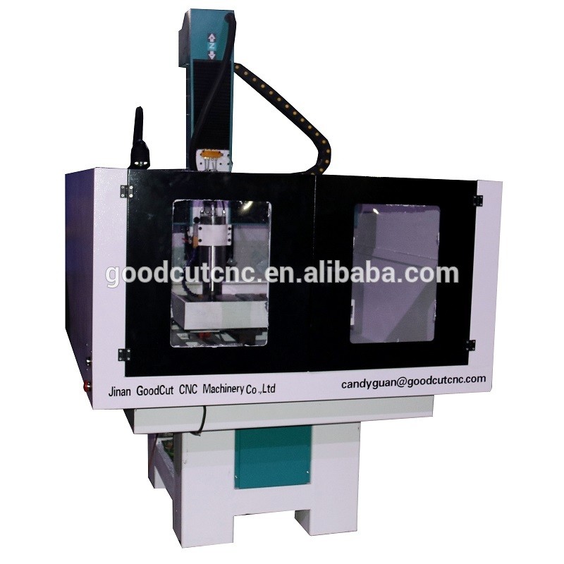 Semi-closed heavy duty 4040 6060 6090 mini router cnc metal mould making machinery for cutting engraving aluminum model
