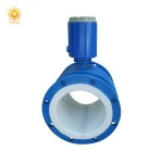 Sewage ore pulp digital liquid water magnetic stainless steel flow meter