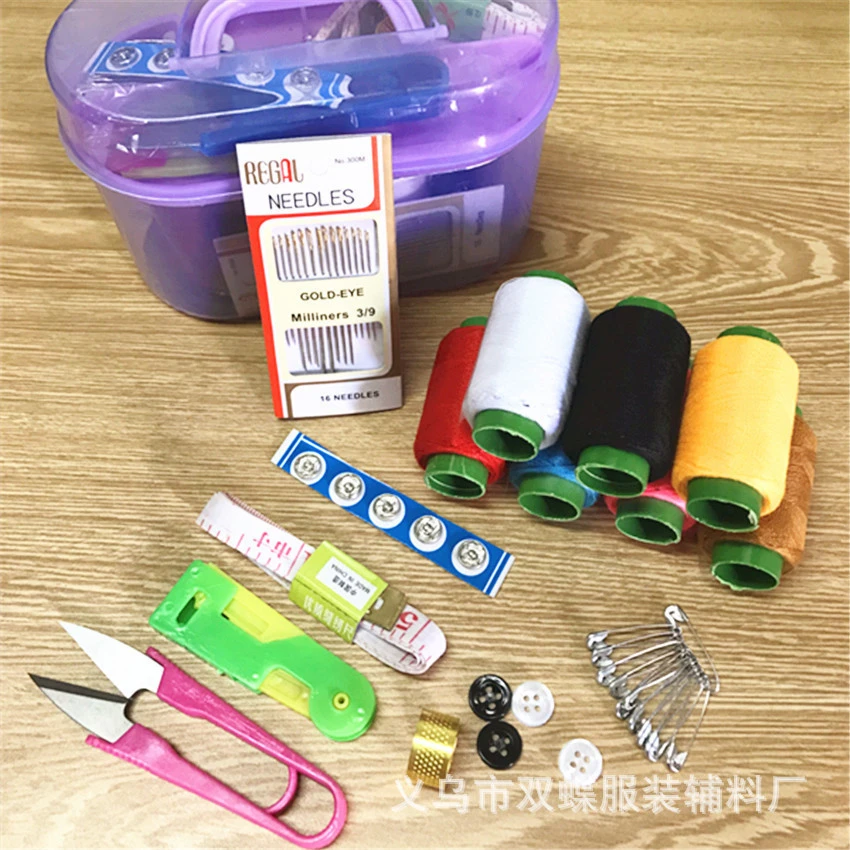 Sewing tool embroidery needlework accessories multifunction household sewing kit storage case box workbox