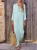 Import Sexy Women Vintage Ethnic Style Boho Dresses Casual 2018 New Cotton Linen Long Sleeve Maxi Dress Pure Color V-neck Split Dresses from China