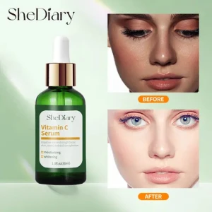 SheDiary Anti-aging Retinol Vitamin C 4 In 1 Nicotinamide Whitening Face Serum Sets With Hyaluronic Acid And Collagen For Women