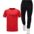 Import Short Sleeve Tops And Pants Manufacturer OEM Sport Wear Running Training Men Jogging Tracksuit For Sale from China