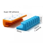 Silicone Cable Organizer USB Data Wrap Cord Winder USB Cable Organizer Cord Holder