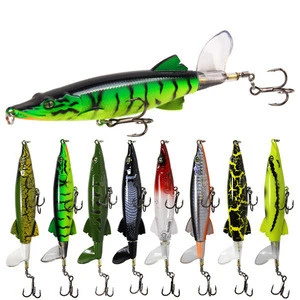 Sinking Wobblers Props Propeller Artificial Bait Hard Lure topwater Pencil Fishing Lure 13cmm 16g for Saltwater Fishing