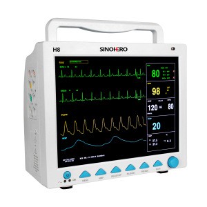 SINOHERO CE ISO by TUV vital sign patient monitor 12.1&quot; TFT display patient monitoring devices clinical analytical instrument