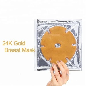 Skin care hot sell plentiful firming and lifting collagen hydrogel breast mask