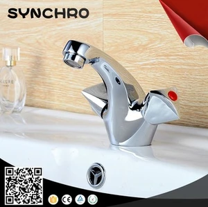 SKL-1912dual handle bathroom modern sink faucet
