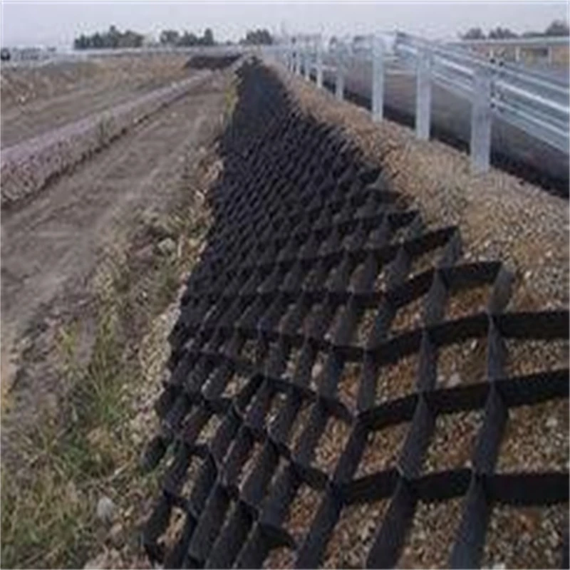 slope protection Honey Comb Geocell gravel grid stabilizer driveway Geo cell Textured Hdpe Geocells 200mm
