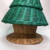 Small Christmas Tree Made Of Natural Rattan For Convenient Indoor Or Christmas Decoration, Wholesale At The Best Price As A Gift