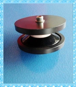 Small Plastic Pulley combined with high polishing ceramic , Ceramic Wire Roller , Nylon rope pulley