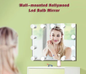 smart led bathroom mirror with time dispeaker
