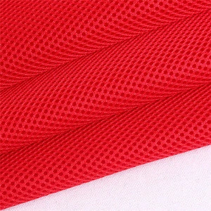 Soft hexagonal tricot polyester air mesh fabric for sports shoes