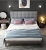 Import Soft-packed solid wood bed modern minimalist light luxury double bed from China