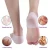 Soft Silicone Foot Skin Care Protector Heel Socks Prevent Dry Skin Against Peeling Washable Heel Protector