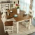 Import solid woo dining table dining room furniture general use modern solid wood Mediterranean style from China