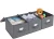 Import SONGMICS Fabric Cubes Label Storage Holders Bins Organiser Grey Foldable Storage Boxes from China