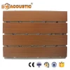 Sound Proofing Decorate Interior Wooden Grooved Acoustic Panel