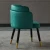 Import (SP-EC204)Nordic design velvet chair wood leg with gold stainless steel sleeve dining chair from China