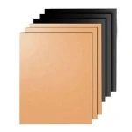 Square outdoor easy clean high temperature reusable nonstick charcoal bbq grill mats set
