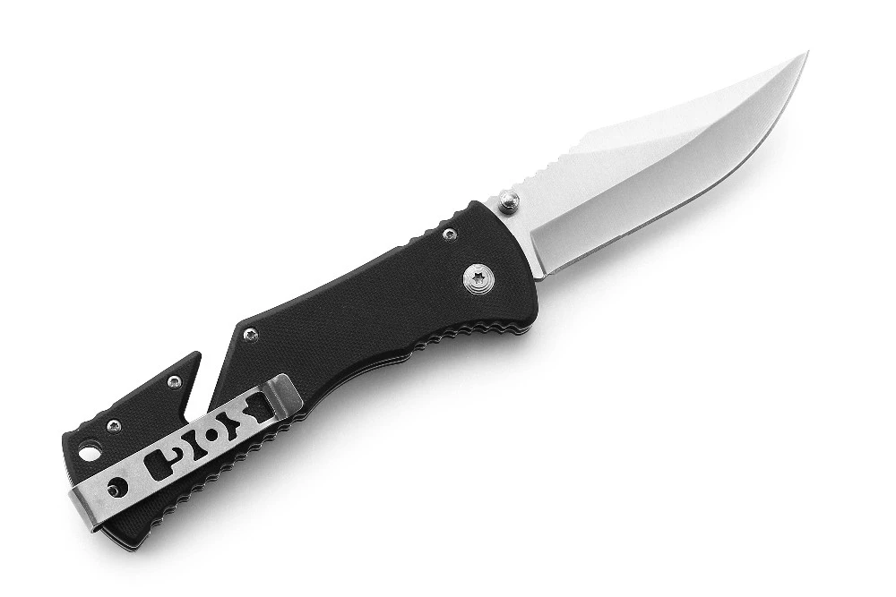 SR637A Pocket Knife Stainless Steel Knife Sliding Blade Knife