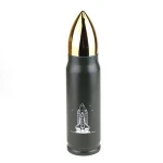 Stainless bullet cup 500ml rocket vacuum flask bottle Men heat cold insulation coffee milk mug cup drinkware