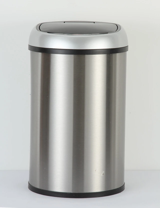 stainless steel 12L waste bin sensor dust bins/GYT12-2C-Y