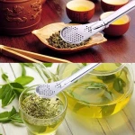 Stainless Steel Drinking Straw Filter Handmade Yerba Mate Tea Bombilla Washable Practical Tea Tools Bar Accessories