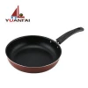 Stainless steel electric wok/ frying Pan /aluminium pressed marble coating wok bakelite handle with marble