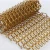 Import Stainless steel flat wire spiral woven decorative mesh for architecture decoration balance weave conveyor belt from China