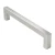 Import Stainless Steel Furniture Drawer Hardware Square Wardrobe Handle Kitchen Cabinet Door Handle from China