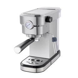 Stainless steel home espresso coffee maker