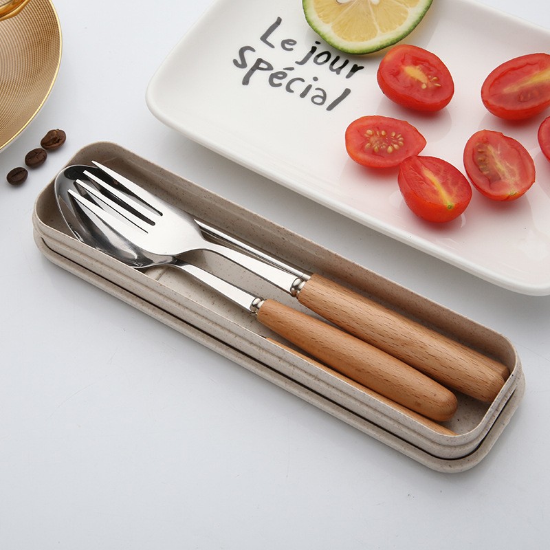 Stainless steel Korean Stainless steel Chopsticks and Spoon Fork Set