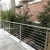 Import stainless steel railing with glass price per meter with solid rob railing from China