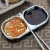 Import stainless steel separate pepper roast sushi small divided seasoning dipping vinegar plates soy sauce dish from China