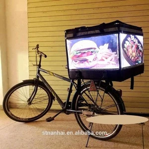 STNANHAI J10-D005 Outside waterproof led pizza delivery box for scooter