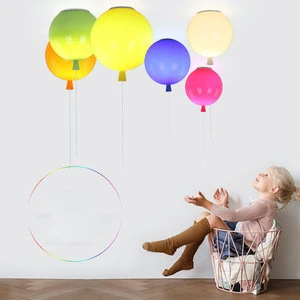 Stock In USA-Modern design acrylic colourful balloon ceiling lights for Children Kids room decoration