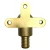 Import Stone turning parts brass hot forging parts elbow with wall plate from China