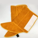 Strong cow split leg guard safety product heat resistant